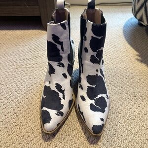 Women’s Cowhide Print Boots